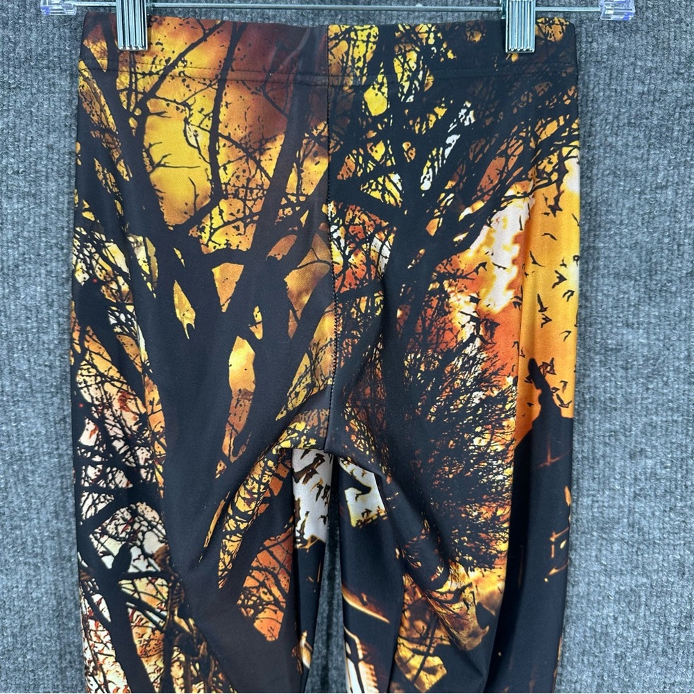 Black Milk Haunted House Leggings Womens Small Halloween Emo Limited Edition - Picture 3 of 13